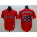 Boston Red Sox #28 J.D. Martinez Red Cool Base Stitched Jersey