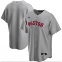 Boston Red Sox Grey Cool Base Stitched Jersey