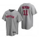 Boston Red Sox #11 Rafael Devers Grey Cool Base Stitched Jersey