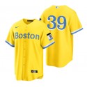 Boston Red Sox #39 Christian Arroyo Gold City Connect Stitched Baseball Jersey
