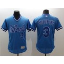 Braves #3 Dale Murphy Light Blue Flexbase Authentic Collection Cooperstown Stitched Jersey