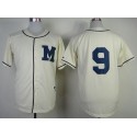 Brewers #9 Jean Segura Cream 1913 Turn Back The Clock Stitched Jersey