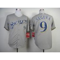Brewers #9 Jean Segura Grey Cool Base Stitched Jersey