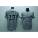 Brewers #27 Carlos Gomez Stitched Grey Cool Base Jersey