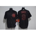 Chicago Cubs #9 Javier Baez Black Strip Stitched Jersey