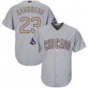 Chicago Cubs #23 Ryne Sandberg World Series Champions Gold Program Cool Base Stitched Jersey