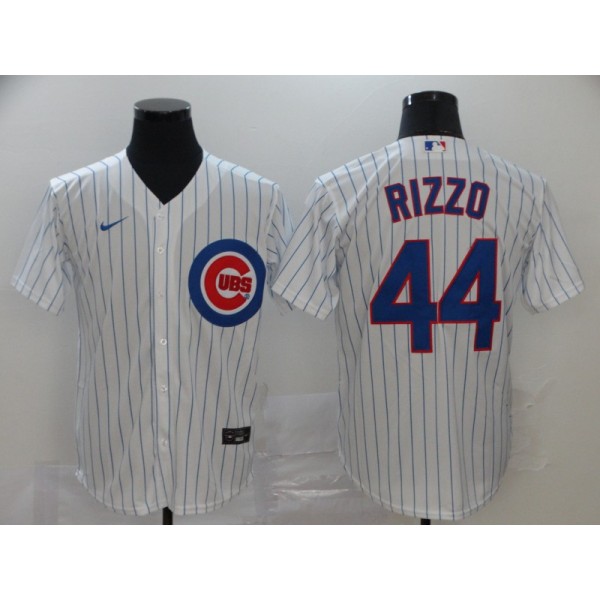 Chicago Cubs #44 Anthony Rizzo White Cool Base Stitched Jersey