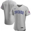 Chicago Cubs Grey Flex Base Stitched Jersey