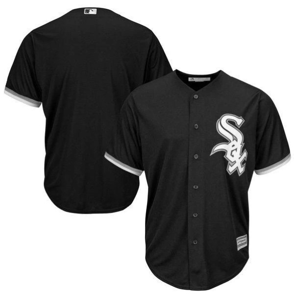 Chicago White Sox Black Cool Base Stitched Jersey