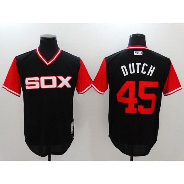 Chicago White Sox #45 Michael Jordan Black Cool Base Stitched Jersey