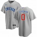 Chicago Cubs #0 Marcus Stroman Gray Cool Base Stitched Baseball Jersey