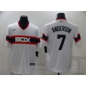 Chicago White Sox #7 Tim Anderson Throwback Cool Base Stitched Jersey