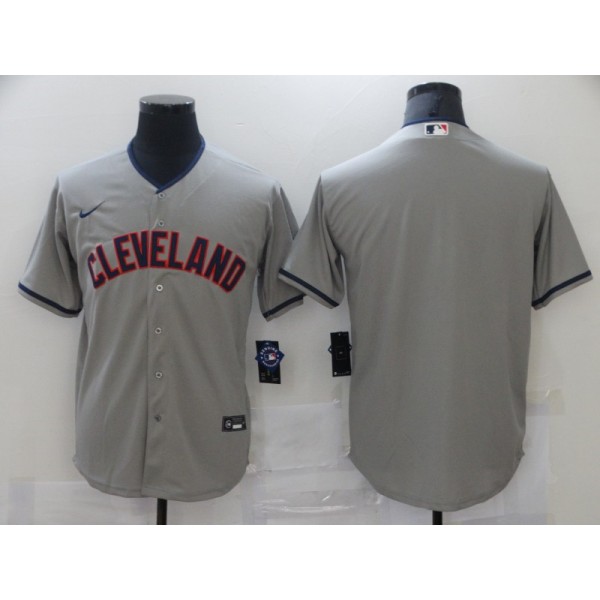 Cleveland Indians Grey Cool Base Stitched Jersey