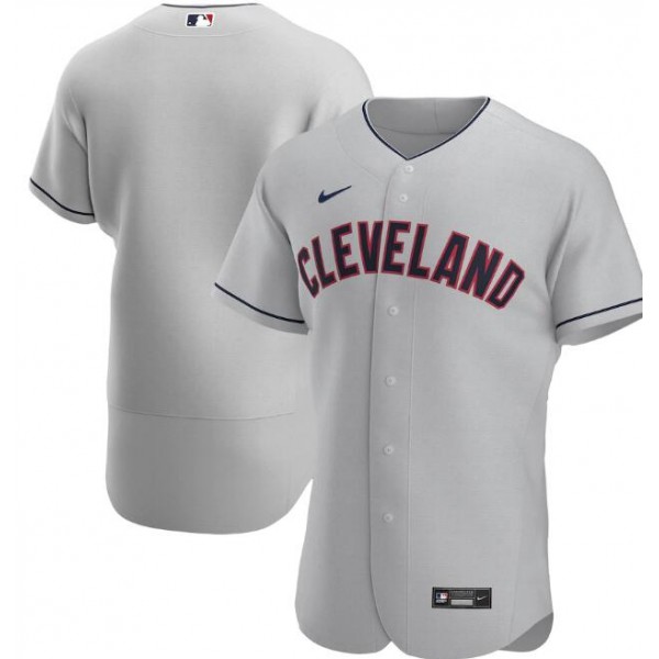 Cleveland Indians Grey Flex Base Stitched Jersey