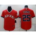 Cleveland Indians #25 Jim Thome Red Stitched Baseball Jersey