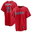 Cleveland Guardians #11 José Ramírez Red Cool Base Stitched Baseball Jersey