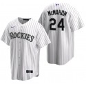 Colorado Rockies #24 Ryan McMahon White Stitched Baseball Jersey