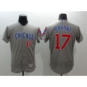 Cubs #17 Kris Bryant Grey Flexbase Authentic Collection Road Stitched Jersey
