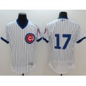 Cubs #17 Kris Bryant White Flexbase Authentic Collection Cooperstown Stitched Jersey