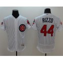 Cubs #44 Anthony Rizzo White Fashion Stars Stripes Flexbase Authentic Stitched Jersey