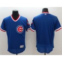 Cubs Blank Blue Flexbase Authentic Collection Cooperstown Stitched Jersey