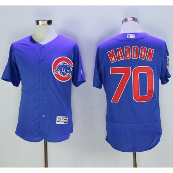 Cubs #70 Joe Maddon Blue Flexbase Authentic Collection Stitched Jersey