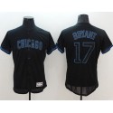 Cubs #17 Kris Bryant Black Fashion Flexbase Authentic Collection Stitched Jersey
