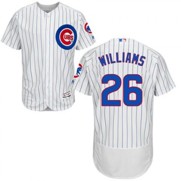Cubs #26 Billy Williams White(Blue Strip) Flexbase Authentic Collection Stitched Jersey