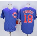 Cubs #18 Ben Zobrist Blue Alternate Cool Base Stitched Jersey