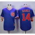 Cubs #14 Ernie Banks Blue Cooperstown Stitched Jersey