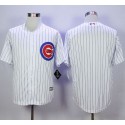 Cubs Blank White Strip New Cool Base Stitched Jersey