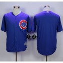 Cubs Blank Blue New Cool Base Stitched Jersey