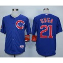 Cubs #21 Sammy Sosa Blue Alternate Cool Base Stitched Jersey
