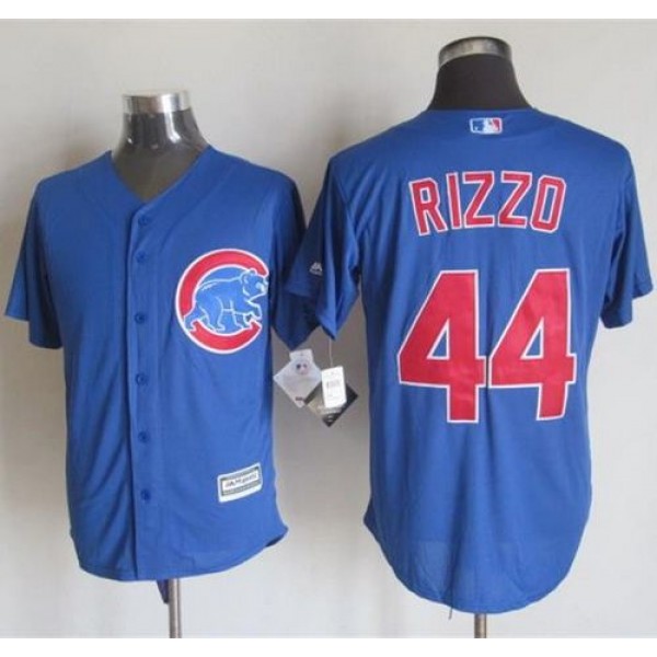 Cubs #44 Anthony Rizzo Blue New Cool Base Stitched Jersey