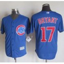 Cubs #17 Kris Bryant Blue New Cool Base Stitched Jersey