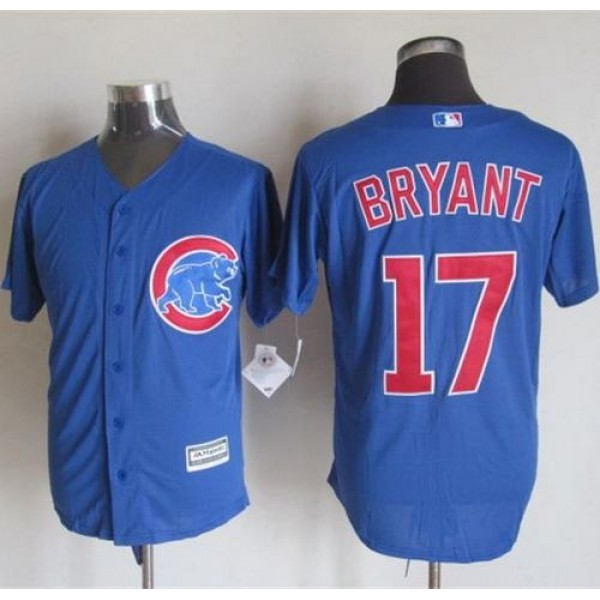 Cubs #17 Kris Bryant Blue New Cool Base Stitched Jersey