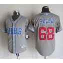 Cubs #68 Jorge Soler Grey Alternate Road New Cool Base Stitched Jersey