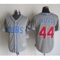 Cubs #44 Anthony Rizzo Grey Alternate Road New Cool Base Stitched Jersey