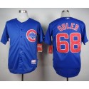 Cubs #68 Jorge Soler Blue Alternate Cool Base Stitched Jersey