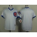Cubs Blank White 1988 Turn Back The Clock Stitched Jersey