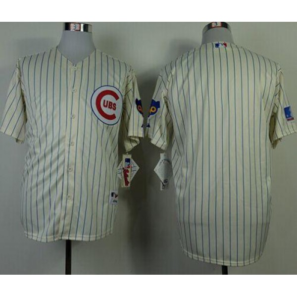 Cubs Blank Cream 1969 Turn Back The Clock Stitched Jersey