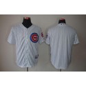 Cubs Blank White Cool Base Stitched Jersey