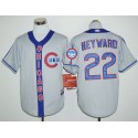 Cubs #22 Jason Heyward Grey Cooperstown Stitched Jersey