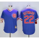 Cubs #22 Jason Heyward Blue Cooperstown Stitched Jersey