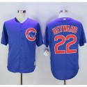 Cubs #22 Jason Heyward Blue New Cool Base Stitched Jersey