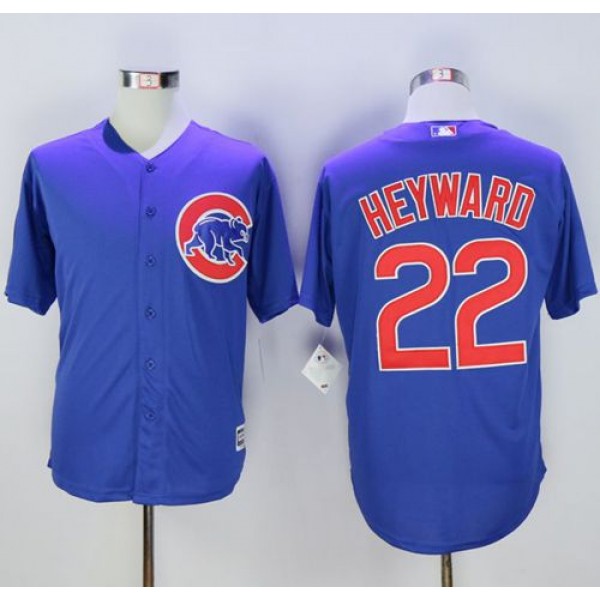 Cubs #22 Jason Heyward Blue New Cool Base Stitched Jersey