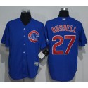 Cubs #27 Addison Russell Blue New Cool Base Stitched Jersey