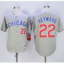 Cubs #22 Jason Heyward Grey Road Cool Base Stitched Jersey