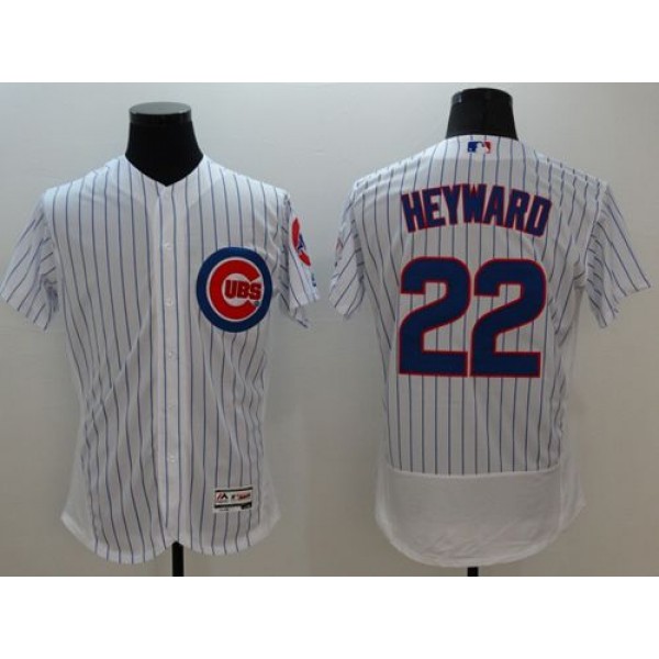 Cubs #22 Jason Heyward White Flexbase Authentic Collection Stitched Jersey