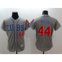Cubs #44 Anthony Rizzo Grey Flexbase Authentic Collection Alternate Road Stitched Jersey